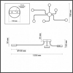 Потолочная люстра Lumion Flint 6532/99CL в Заречном - zarechnyy.mebel24.online | фото 2