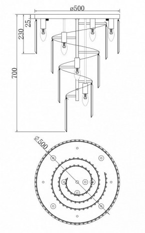 Потолочная люстра Maytoni Louis RC007CL-08CH в Заречном - zarechnyy.mebel24.online | фото 3