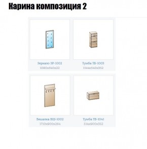 Прихожая Карина (модульная) в Заречном - zarechnyy.mebel24.online | фото 6