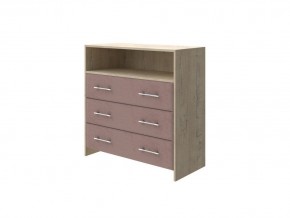 PROxSON Комод Varna (ЛДСП Бунратти+ткань Бунратти/Ultra Горячий шоколад) 90x40 в Заречном - zarechnyy.mebel24.online | фото