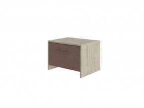 PROxSON Тумба Varna (ЛДСП+ткань Бунратти/Tesla Брауни) 51x40 в Заречном - zarechnyy.mebel24.online | фото