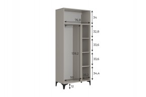 РИЧ Шкаф двухдверный в Заречном - zarechnyy.mebel24.online | фото 3