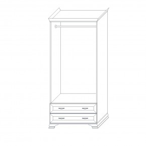 Шкаф 2-х дверный (корпус) Сиена в Заречном - zarechnyy.mebel24.online | фото 6