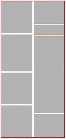 Шкаф 2-х дверный Ольга-1Н для одежды и белья в Заречном - zarechnyy.mebel24.online | фото 3