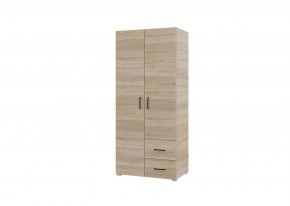 Шкаф 2-х створчатый с ящиками VICTOR (Сонома) в Заречном - zarechnyy.mebel24.online | фото
