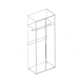 Шкаф 2-ств. для одежды "Лео" в Заречном - zarechnyy.mebel24.online | фото 3