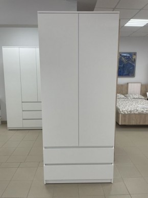 Шкаф 2-ств. с 2 ящиками "Бьянко" в Заречном - zarechnyy.mebel24.online | фото 3