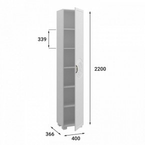 Шкаф для белья Монблан МБ-22К в Заречном - zarechnyy.mebel24.online | фото 5