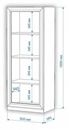 Шкаф для белья Нобиле ВтН-ФГД в Заречном - zarechnyy.mebel24.online | фото 2