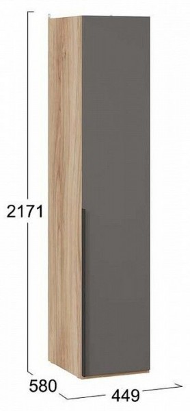 Шкаф для белья Порто СМ-393.07.001 в Заречном - zarechnyy.mebel24.online | фото 3