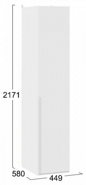 Шкаф для белья Порто СМ-393.07.001 в Заречном - zarechnyy.mebel24.online | фото 4