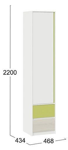 Шкаф для белья Сканди в Заречном - zarechnyy.mebel24.online | фото 4