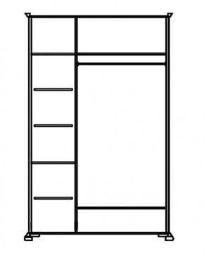 Шкаф для одежды Лика (ММ-137-01/03Б) в Заречном - zarechnyy.mebel24.online | фото 4