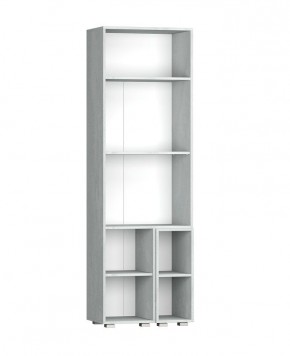 Шкаф Эльза (Бетонный Камень/Белый) в Заречном - zarechnyy.mebel24.online | фото 3