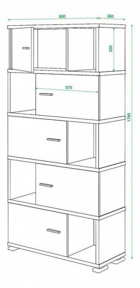 Шкаф комбинированный Домино СБ-30/5 в Заречном - zarechnyy.mebel24.online | фото 3