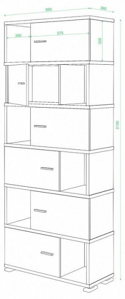 Шкаф комбинированный Домино СБ-30/6 в Заречном - zarechnyy.mebel24.online | фото 2