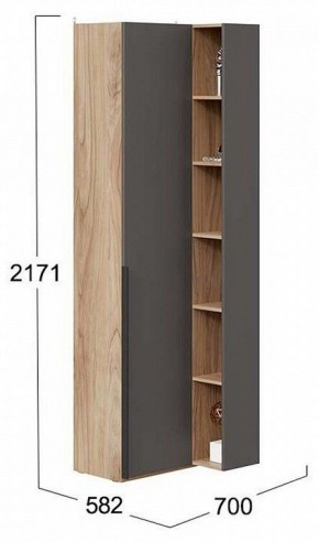 Шкаф комбинированный Порто СМ-393.21.024 в Заречном - zarechnyy.mebel24.online | фото 2