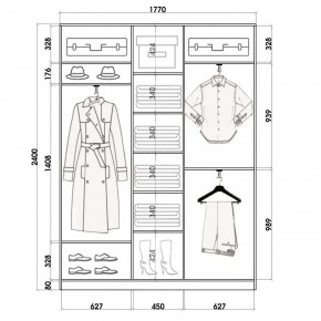 Шкаф-купе ХИТ 24-4-18-656 (420) в Заречном - zarechnyy.mebel24.online | фото 2