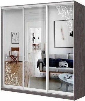 Шкаф-купе ХИТ 24-4-18-656 ОРНАМЕНТ в Заречном - zarechnyy.mebel24.online | фото