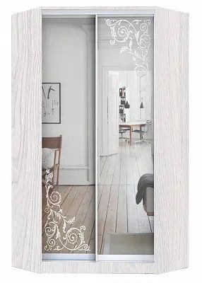 Шкаф-купе ХИТ-У-24-4-66 ОРНАМЕНТ в Заречном - zarechnyy.mebel24.online | фото