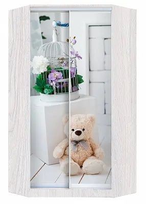 Шкаф-купе ХИТ-У-L-24-64-77 МИШКА В ИНТЕРЬЕРЕ в Заречном - zarechnyy.mebel24.online | фото