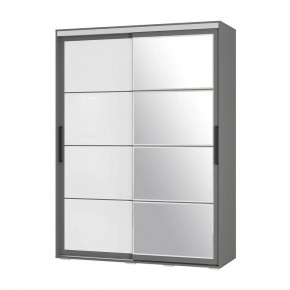 Шкаф-купе Крафт-6 1.6 м ШКК-06 (графит) в Заречном - zarechnyy.mebel24.online | фото 3
