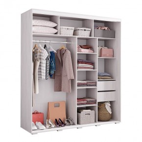 Шкаф-купе Крафт-6 (Ясень Белый) в Заречном - zarechnyy.mebel24.online | фото 2