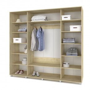 МАРТИН Шкаф-купе с зеркалами Ирландский дуб (2400*600) М643 в Заречном - zarechnyy.mebel24.online | фото 2