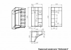 Шкаф-купе Мебелеф-8 в Заречном - zarechnyy.mebel24.online | фото 7