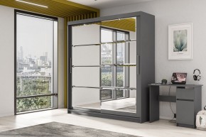 Шкаф-купе ШКП 3 МАКС (2000) Графит серый в Заречном - zarechnyy.mebel24.online | фото