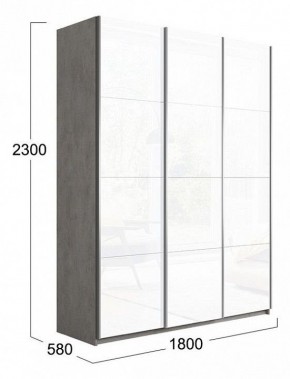Шкаф-купе Траст СШК 2.180.60-15.15.15 в Заречном - zarechnyy.mebel24.online | фото 3