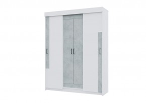 Шкаф-купе VICTOR (Белый-Бетон) в Заречном - zarechnyy.mebel24.online | фото