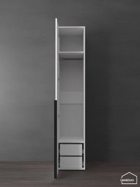 Шкаф Linnea MHR-1-3 2050х400х510 (Белый-М 11.1.2) в Заречном - zarechnyy.mebel24.online | фото 6
