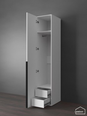 Шкаф Linnea MHR-1-3 2050х400х510 (Белый-М 11.1.2) в Заречном - zarechnyy.mebel24.online | фото 7