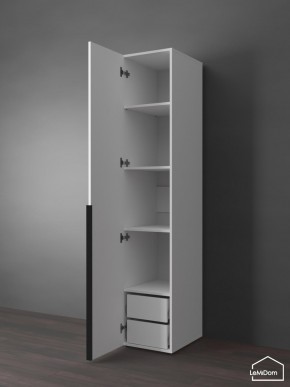 Шкаф Linnea MHR-1-3 2050х400х510 (Белый-М 11.1.2) в Заречном - zarechnyy.mebel24.online | фото 5