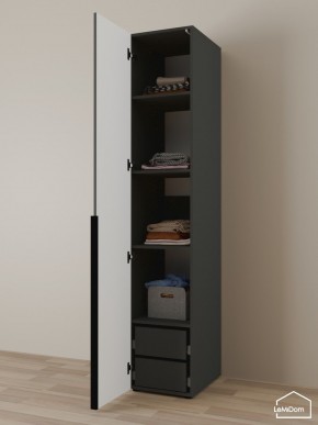 Шкаф Linnea MHR-1-4 2050х400х510 (Графит-М 11.1.25) в Заречном - zarechnyy.mebel24.online | фото 5
