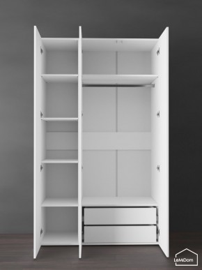 Шкаф Linnea MHR-3PO-2 2050х1200х510 (Белый-М 11.1.2) в Заречном - zarechnyy.mebel24.online | фото 6