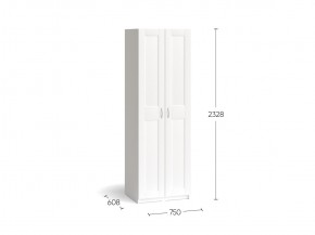 Шкаф МАКС двухдверный, цвет белый в Заречном - zarechnyy.mebel24.online | фото 3