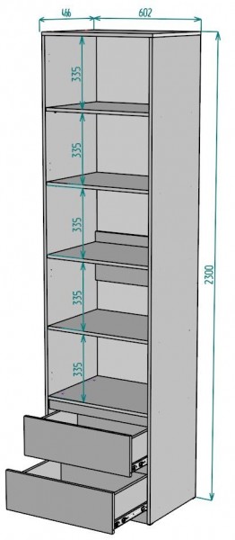 Шкаф Мальта H163 в Заречном - zarechnyy.mebel24.online | фото 2