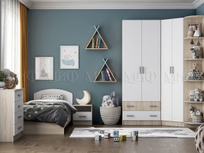 МАРТИНА Шкаф (Белый глянец/дуб сонома) в Заречном - zarechnyy.mebel24.online | фото 3