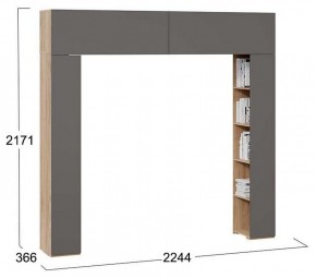 Шкаф навесной Порто СМ-393.21.022 в Заречном - zarechnyy.mebel24.online | фото 3