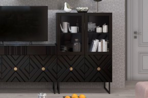 Шкаф низкий (2 стеклодвери) Марсель в Заречном - zarechnyy.mebel24.online | фото 3