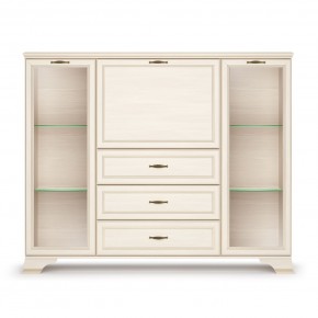 Шкаф низкий (2 стеклодвери) Сиена в Заречном - zarechnyy.mebel24.online | фото 2