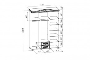 Шкаф платяной Ассоль АС-27 в Заречном - zarechnyy.mebel24.online | фото 6