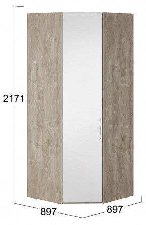 Шкаф платяной Эмбер СМ-348.07.007 L в Заречном - zarechnyy.mebel24.online | фото 3
