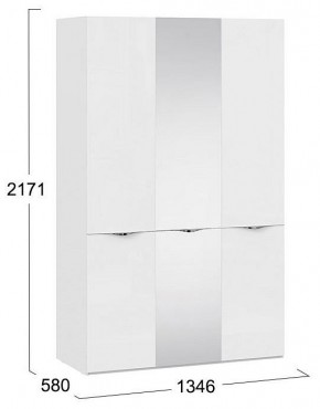 Шкаф платяной Глосс СМ-319.07.432 в Заречном - zarechnyy.mebel24.online | фото 4