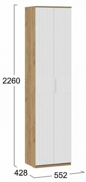 Шкаф платяной Хилтон Исп. 2 в Заречном - zarechnyy.mebel24.online | фото 7