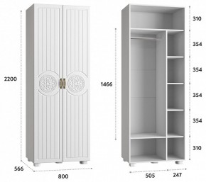 Шкаф платяной Монблан МБ-26К в Заречном - zarechnyy.mebel24.online | фото 3