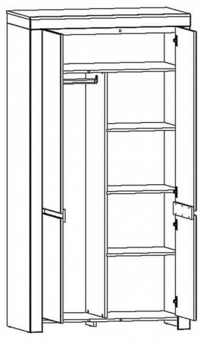 Шкаф платяной Taurus в Заречном - zarechnyy.mebel24.online | фото 3