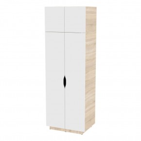 Шкаф "Аврора (H37)" (ДСС-Белый) в Заречном - zarechnyy.mebel24.online | фото